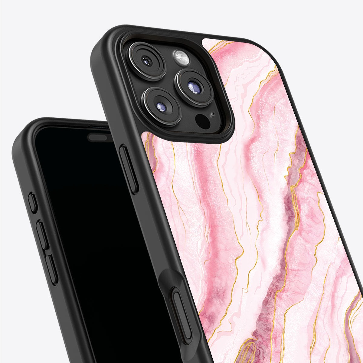 Blushed Marble - iPhone 16 Pro Max Case, #case type_core (non magsafe)