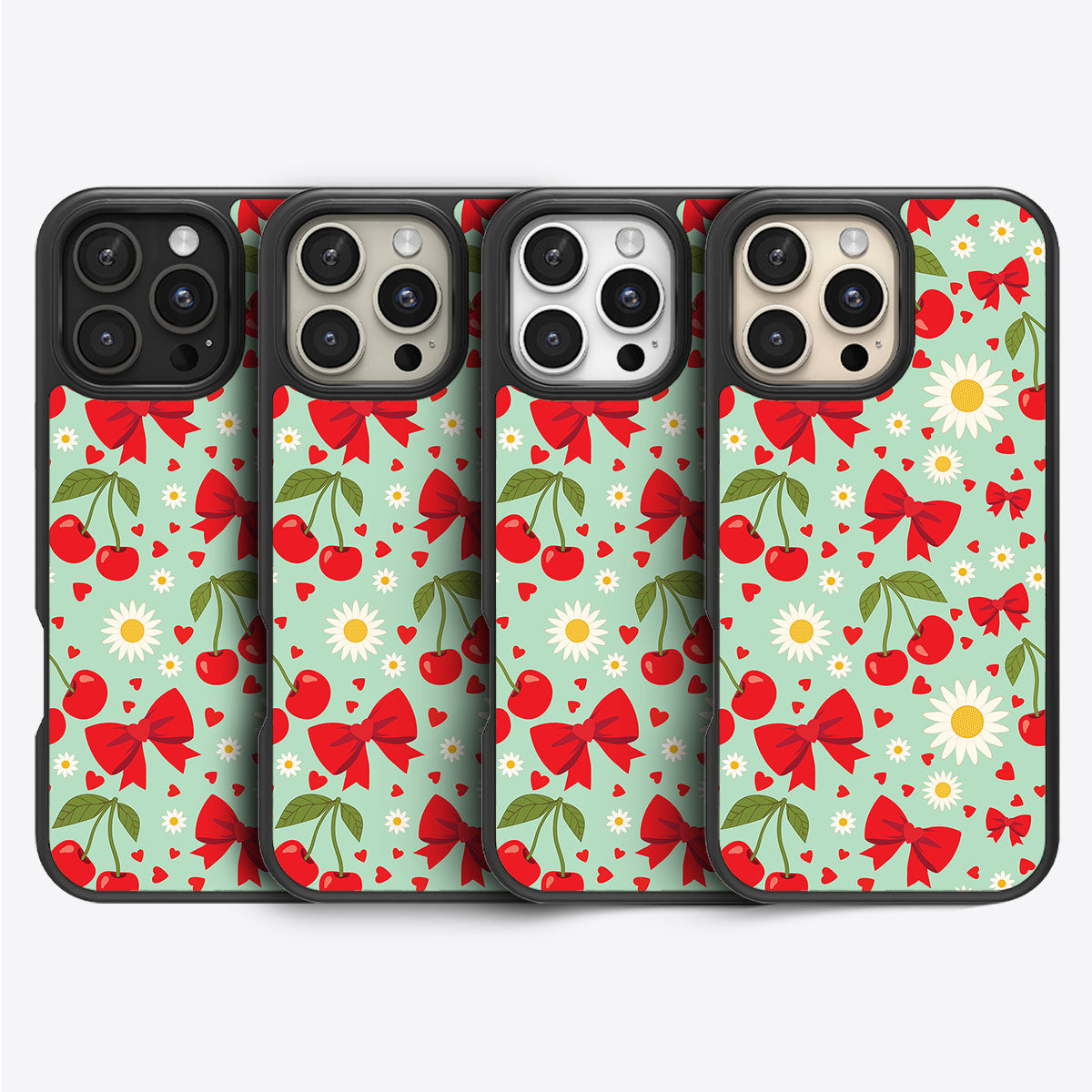 Blushing Bows - iPhone 16 Pro Max Case #case type_core (magsafe), #case type_core (non magsafe)