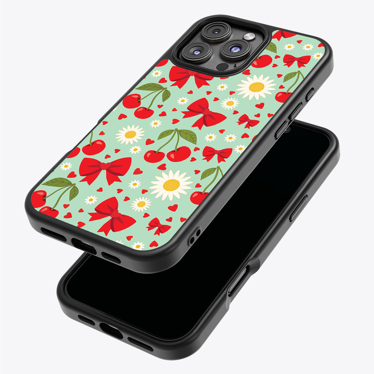 Blushing Bows - iPhone 16 Pro Max Case #case type_core (magsafe), #case type_core (non magsafe)