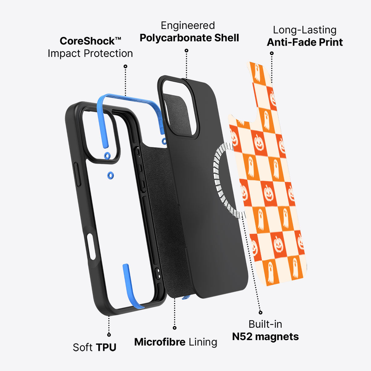 Boo Crew - iPhone 16 Pro Max Case #case type_core (magsafe)