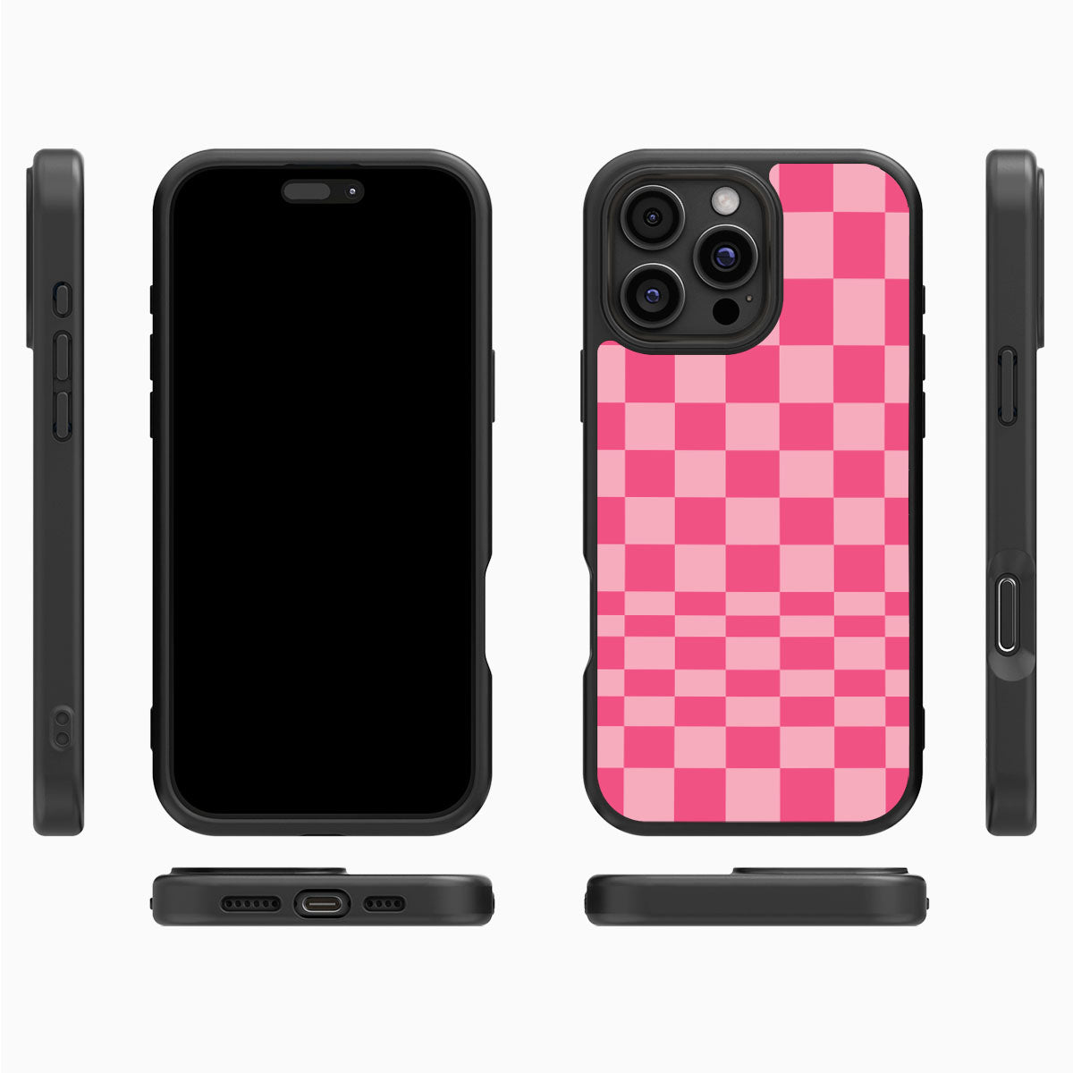 Candy Check iPhone 16 Pro Max case cover – multi-angle view
