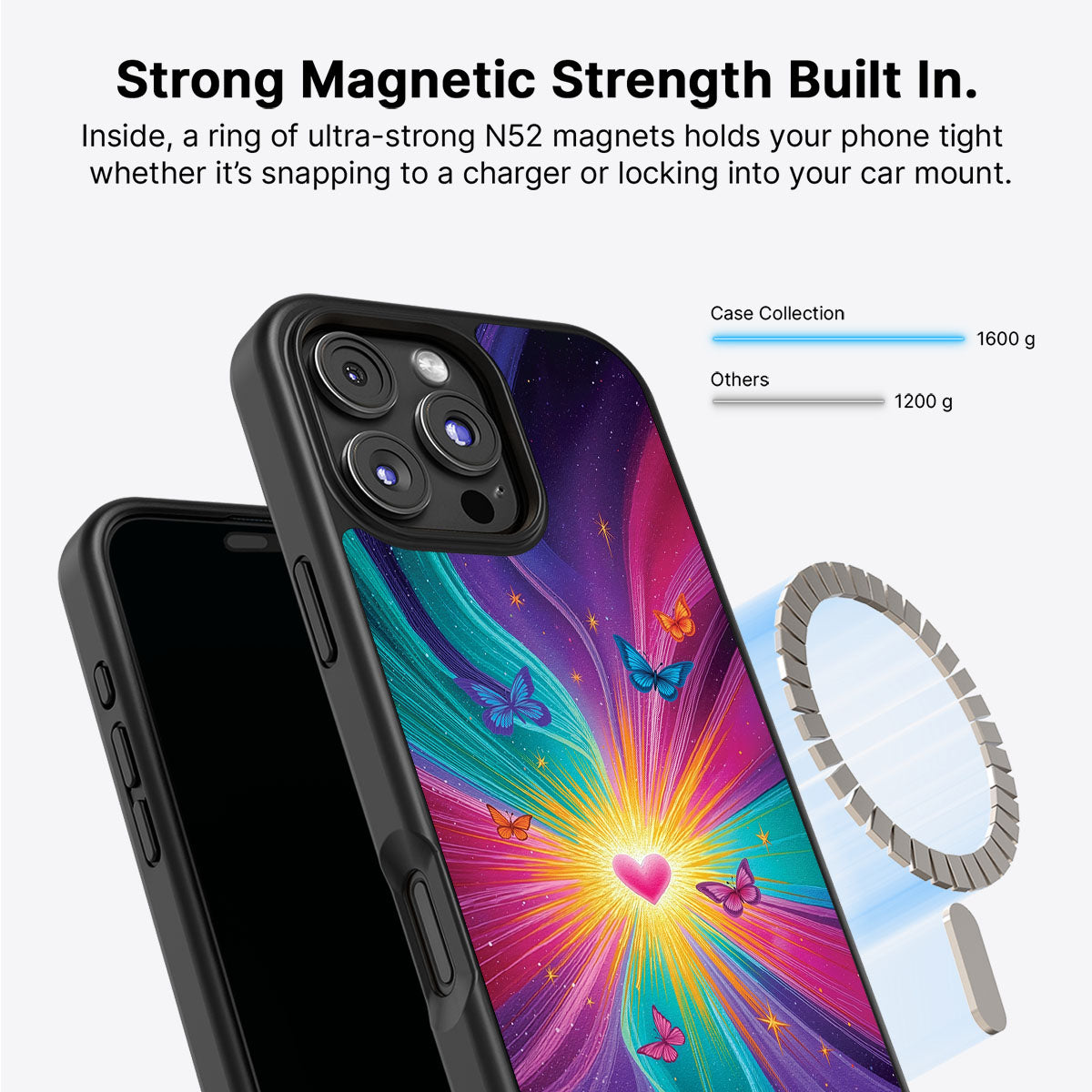 iPhone 16 Pro Max Case with MagSafe – Cosmic Aura
