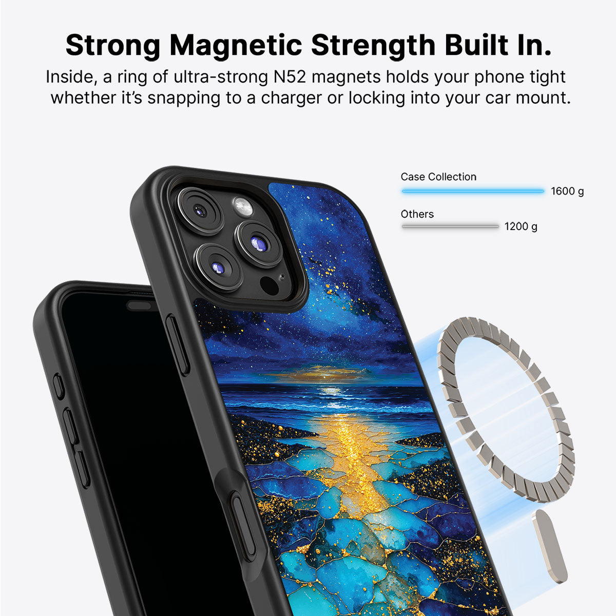 iPhone 16 Pro Max Case with MagSafe – Cosmic Seascape