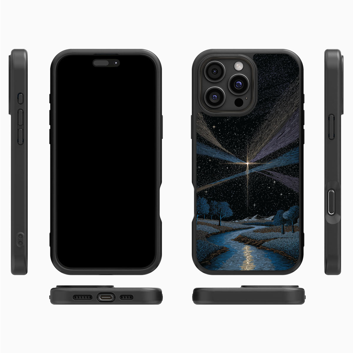 iPhone 16 Pro Max Case with MagSafe – Falling Star