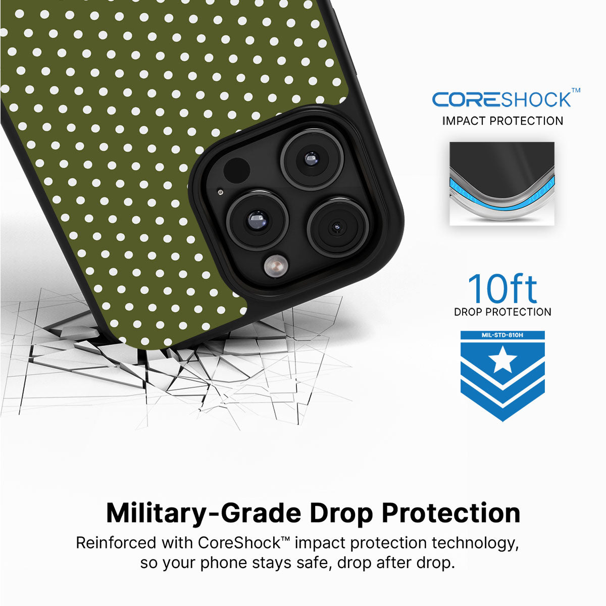 Forest Mesh - iPhone 16 Pro Max Case #case type_core (magsafe), #case type_core (non magsafe)