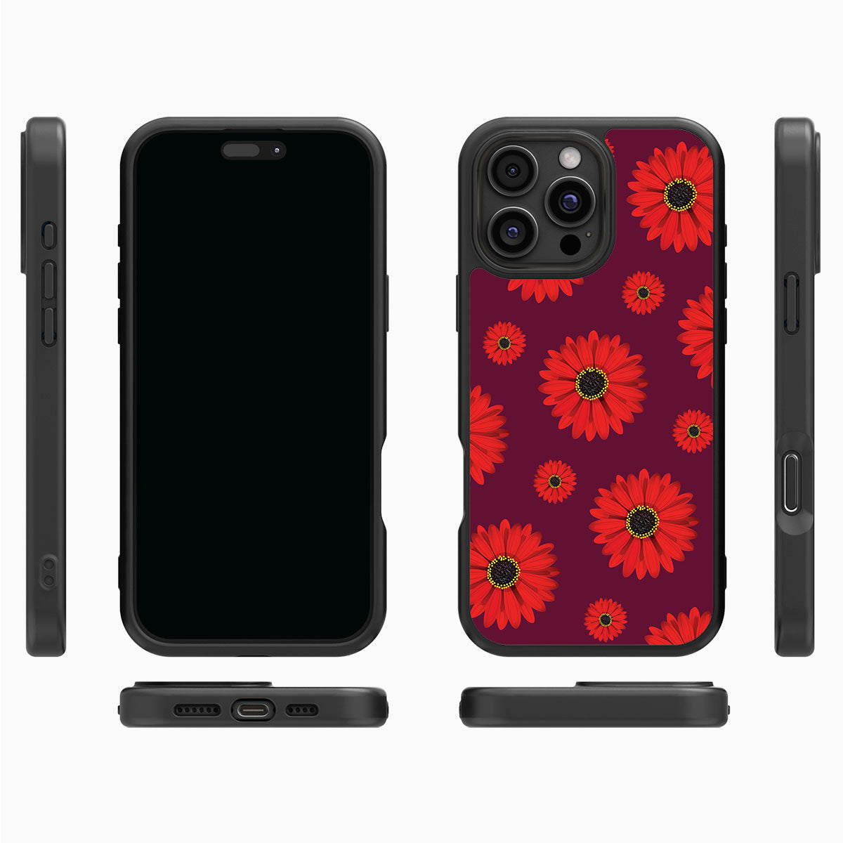 Gerbera Daisy - iPhone 16 Pro Max Case #case type_core (magsafe), #case type_core (non magsafe)