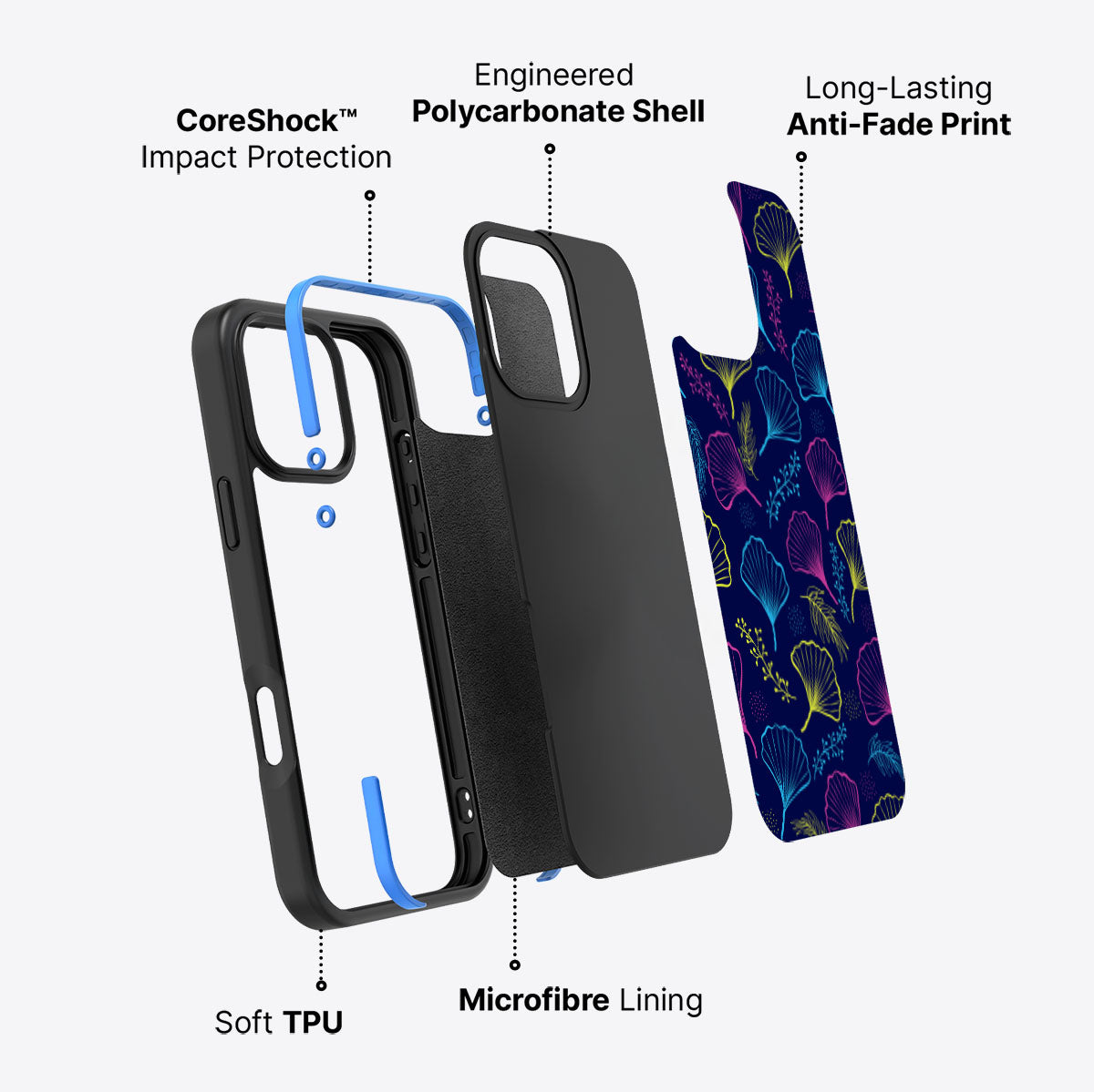 Ginkgo Biloba - iPhone 16 Pro Max Case #case type_core (non magsafe)