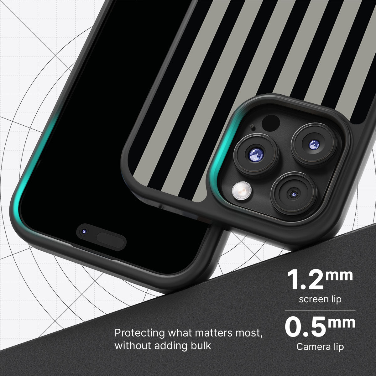 Gray Zone - iPhone 16 Pro Max Case #case type_core (magsafe), #case type_core (non magsafe)