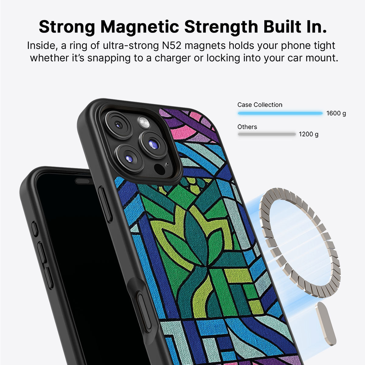 Green Flame - iPhone 16 Pro Max Case #case type_core (magsafe)