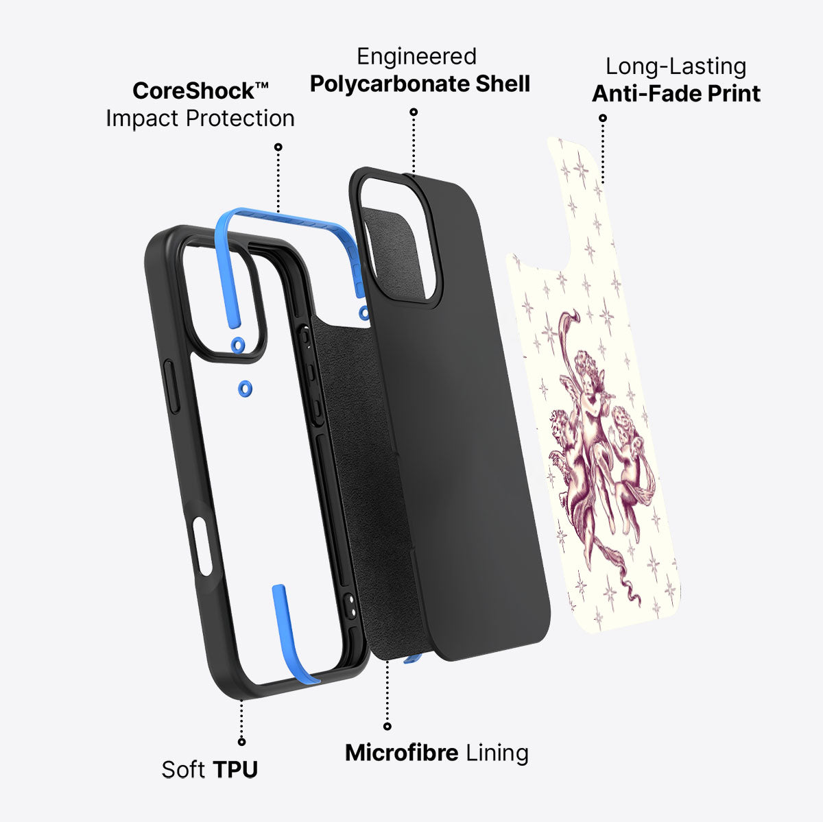 Herald Angels - iPhone 16 Pro Max Case #case type_core (non magsafe)