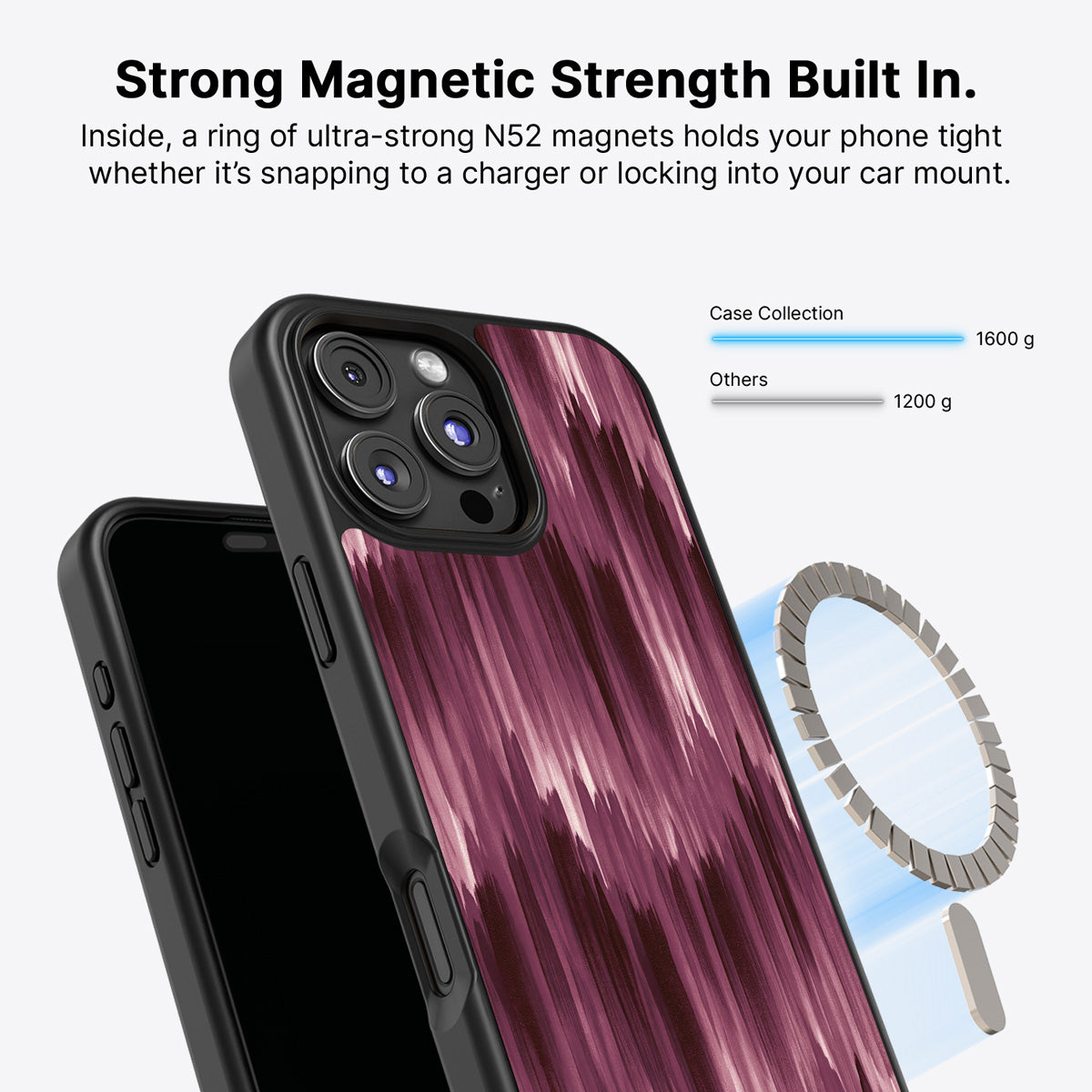 iPhone 16 Pro Max MagSafe case – Ikat Haze design