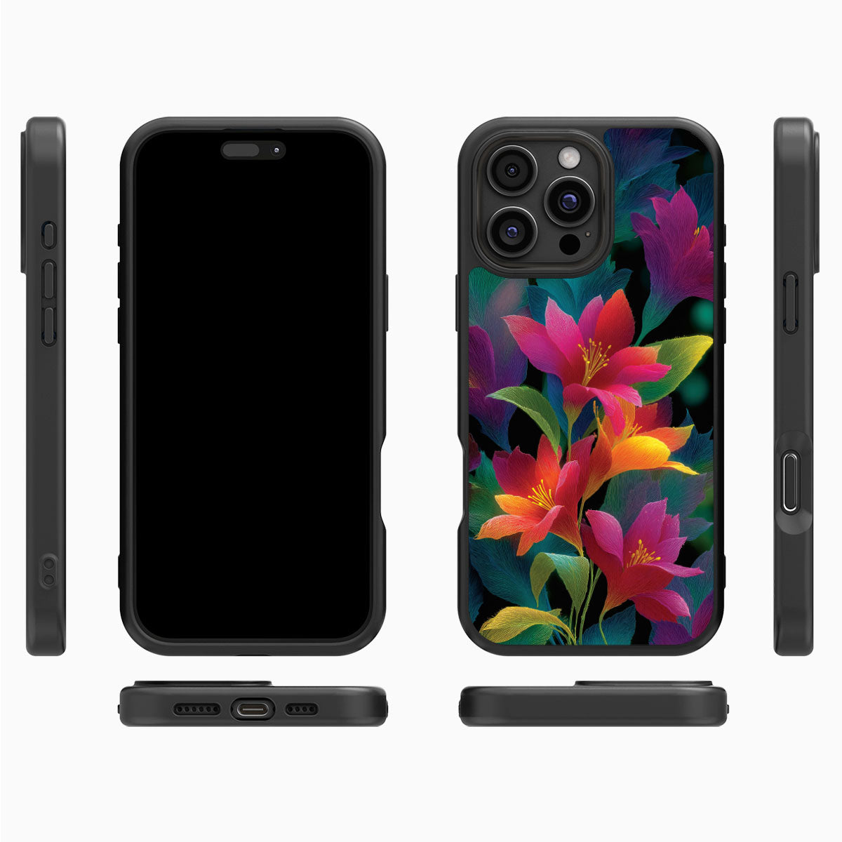 iPhone 16 Pro Max Case with MagSafe – Jungle Bloom