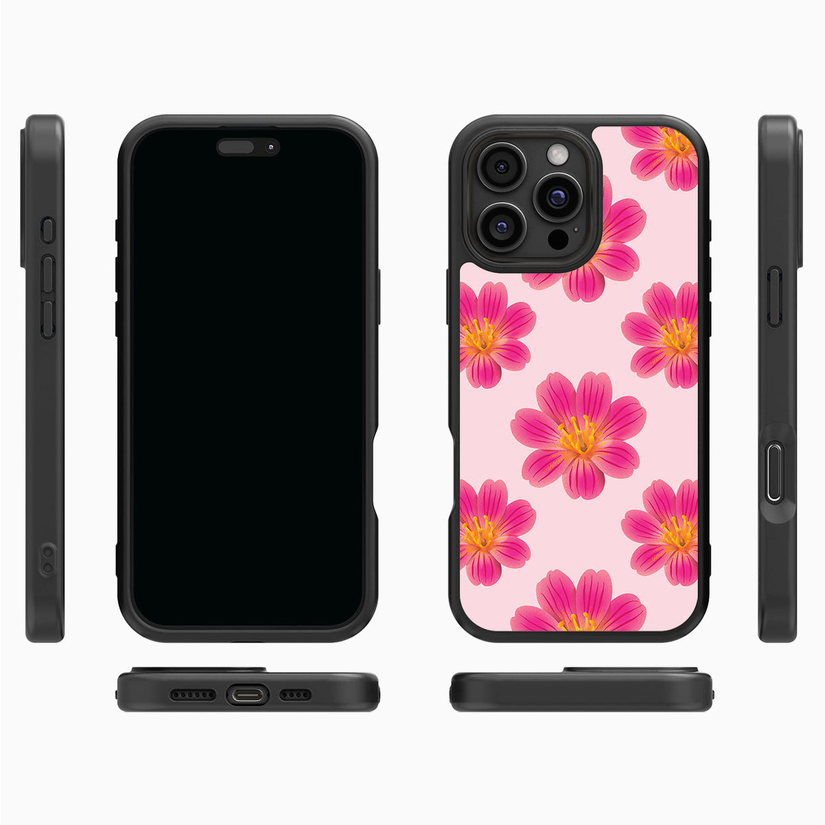 Lewisia Cotyledon - iPhone 16 Pro Max Case #case type_core (magsafe), #case type_core (non magsafe)