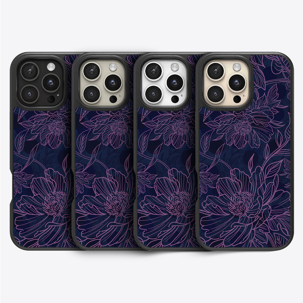Luminous Blooms - iPhone 16 Pro Max Case #case type_core (magsafe), #case type_core (non magsafe)