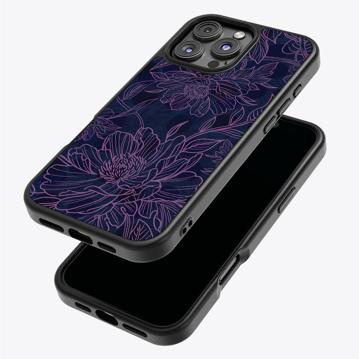 Luminous Blooms - iPhone 16 Pro Max Case #case type_core (magsafe), #case type_core (non magsafe)