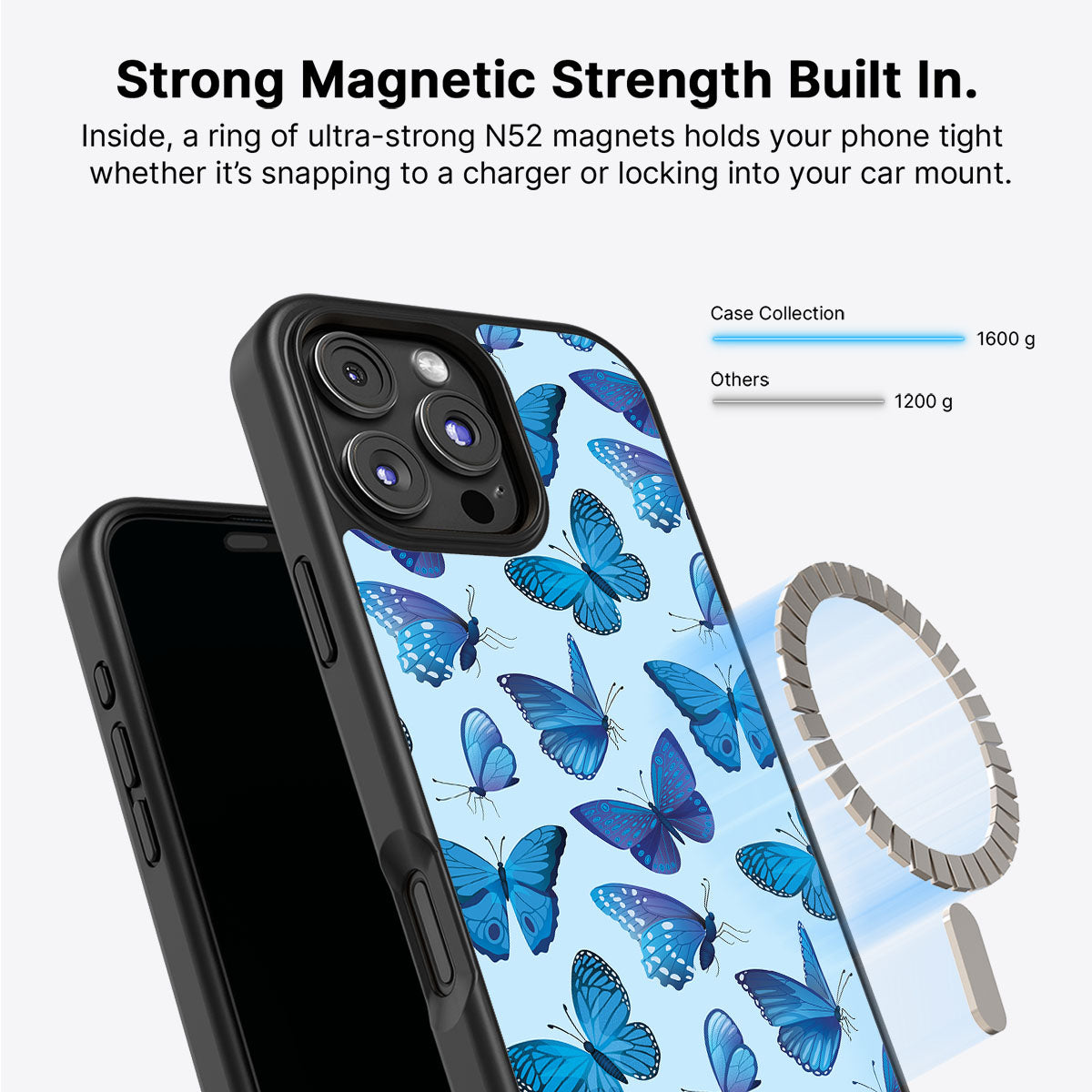 Magic Butterflies - iPhone 16 Pro Max Case #case type_core (magsafe)