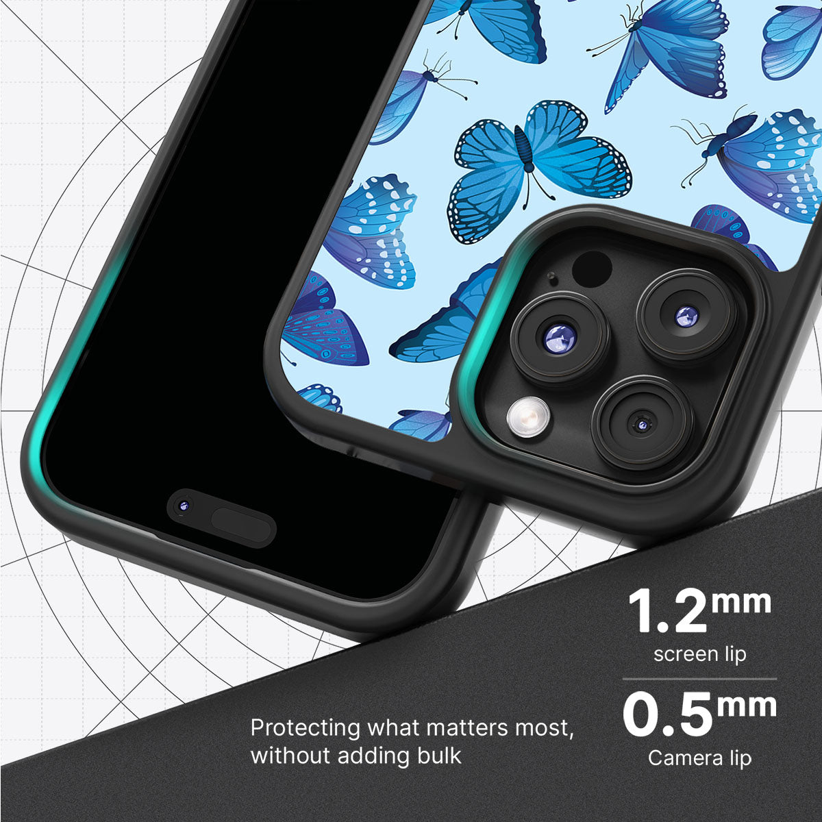 Magic Butterflies - iPhone 16 Pro Max Case #case type_core (magsafe), #case type_core (non magsafe)