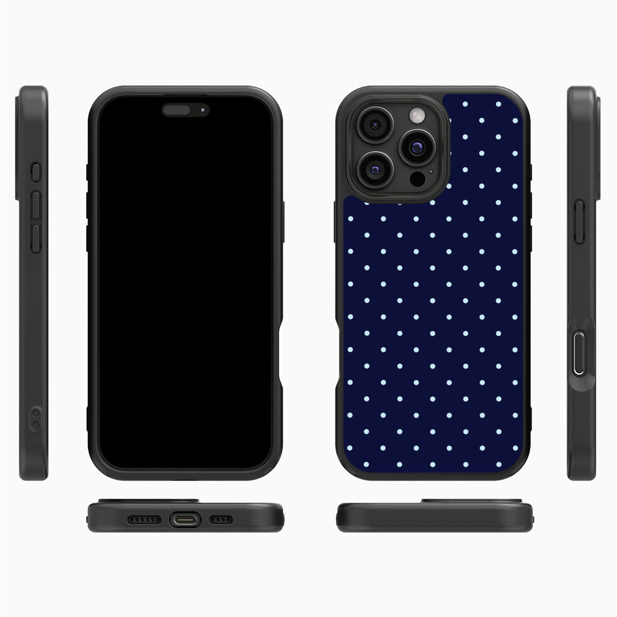 Navy Whisper - iPhone 16 Pro Max Case #case type_core (magsafe), #case type_core (non magsafe)