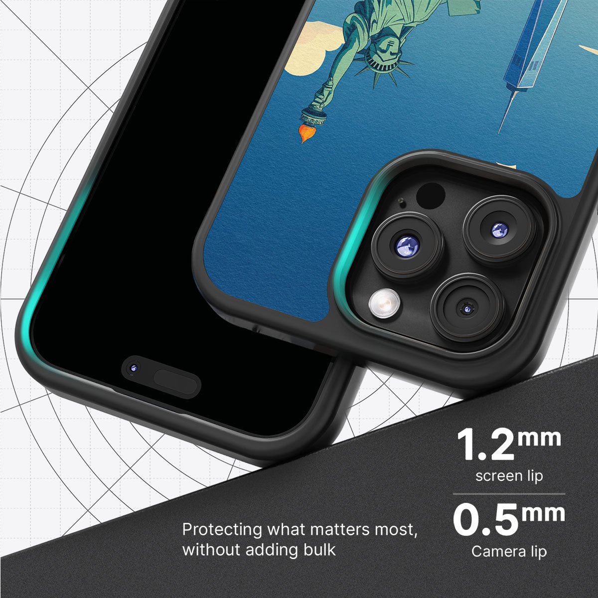 Newyork - iPhone 16 Pro Max Case #case type_core (magsafe), #case type_core (non magsafe)