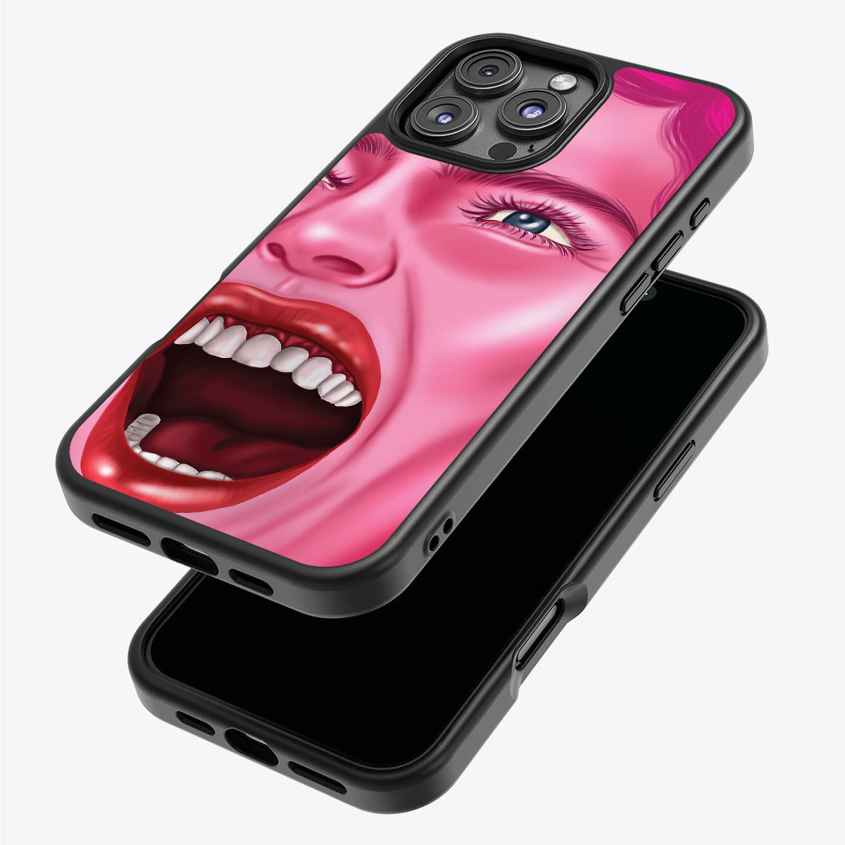 Pink Rage - iPhone 16 Pro Max Case #case type_core (magsafe), #case type_core (non magsafe)