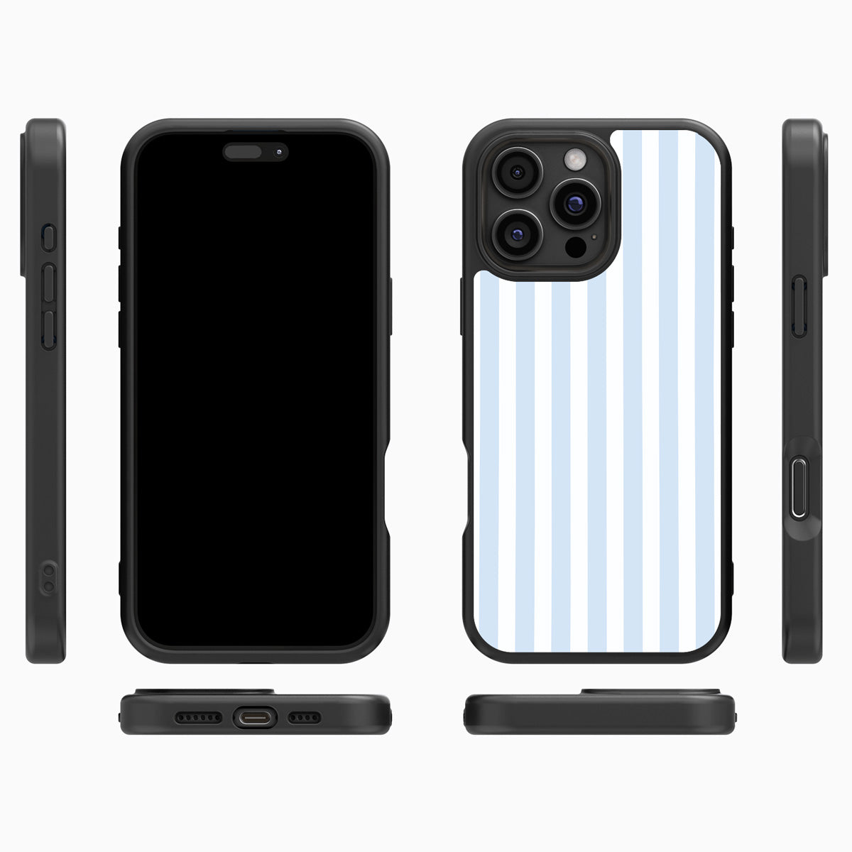 Riviera iPhone 16 Pro Max case cover – multi-angle view