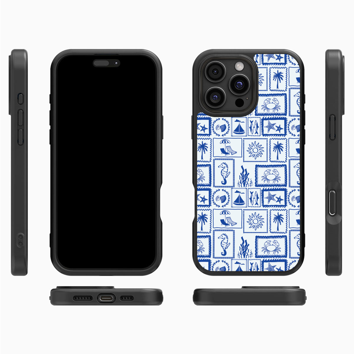 Seaside Sketches - iPhone 16 Pro Max Case #case type_core (magsafe), #case type_core (non magsafe)