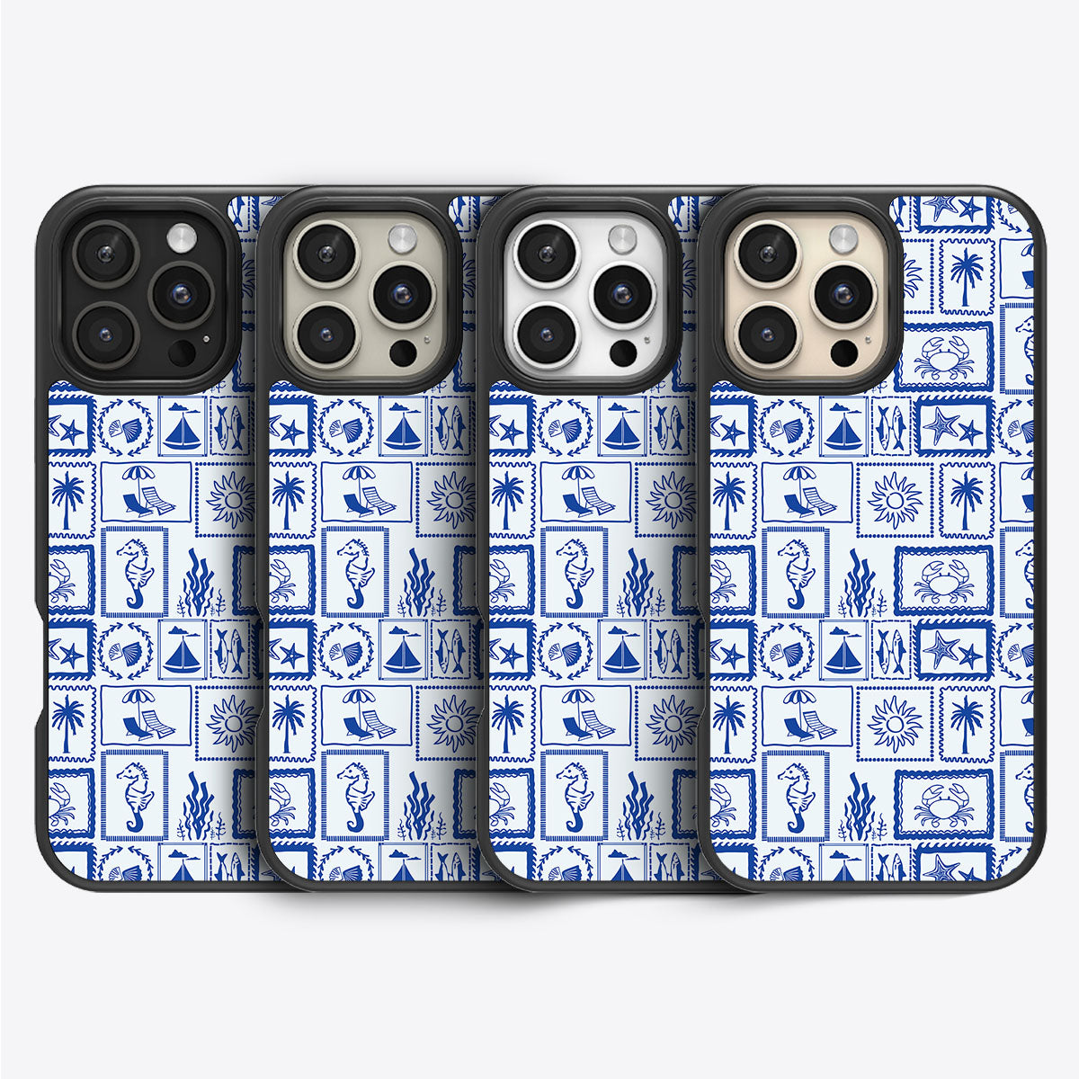Seaside Sketches - iPhone 16 Pro Max Case #case type_core (magsafe), #case type_core (non magsafe)