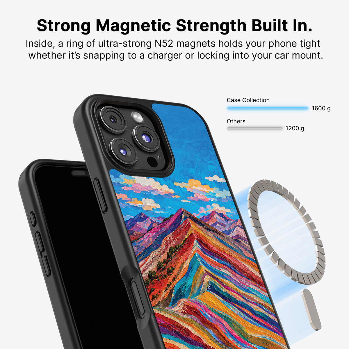 iPhone 16 Pro Max MagSafe case – Spectrum Ridge design