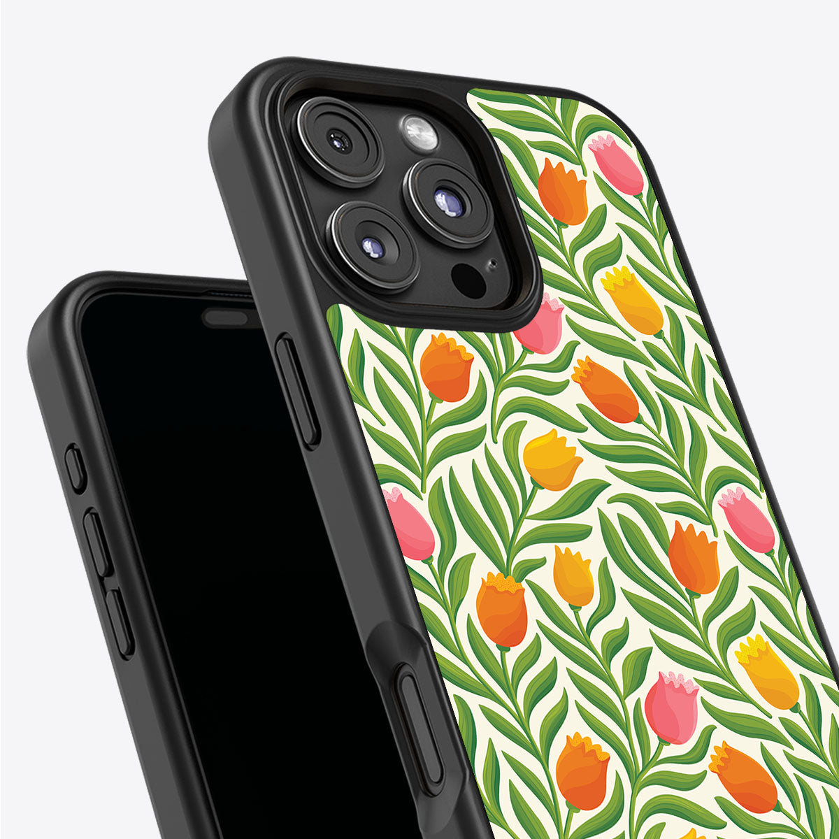 Spring Tulips - iPhone 16 Pro Max Case #case type_core (non magsafe)