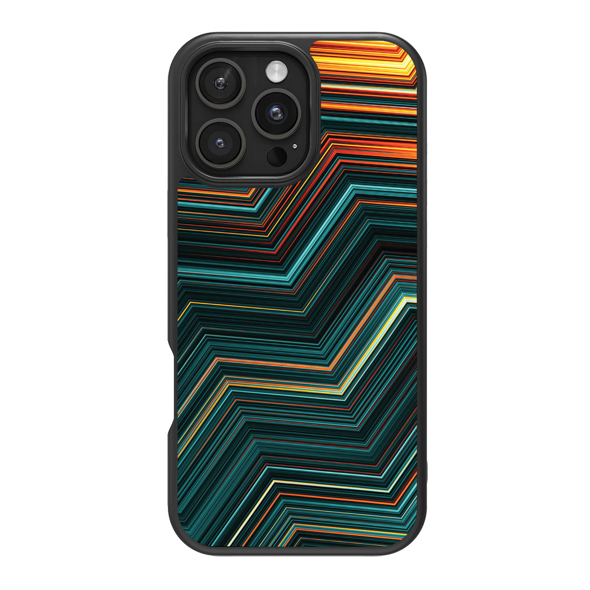 Techno Waves - iPhone 16 Pro Max Case #case type_core (magsafe), #case type_core (non magsafe)