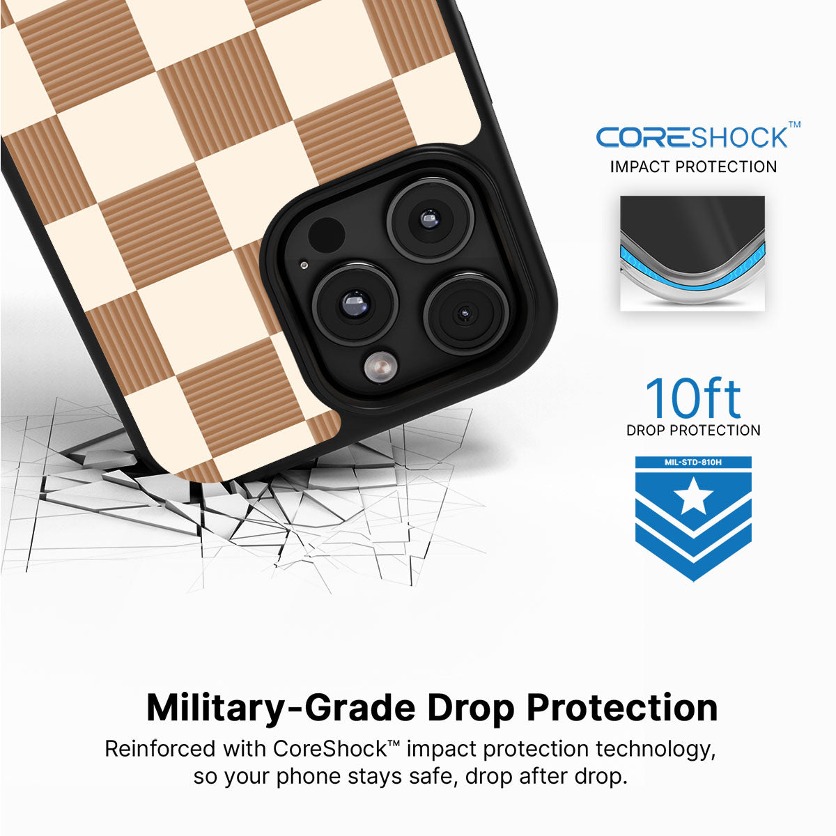 Vintage Mocha - iPhone 16 Pro Max Case #case type_core (magsafe), #case type_core (non magsafe)