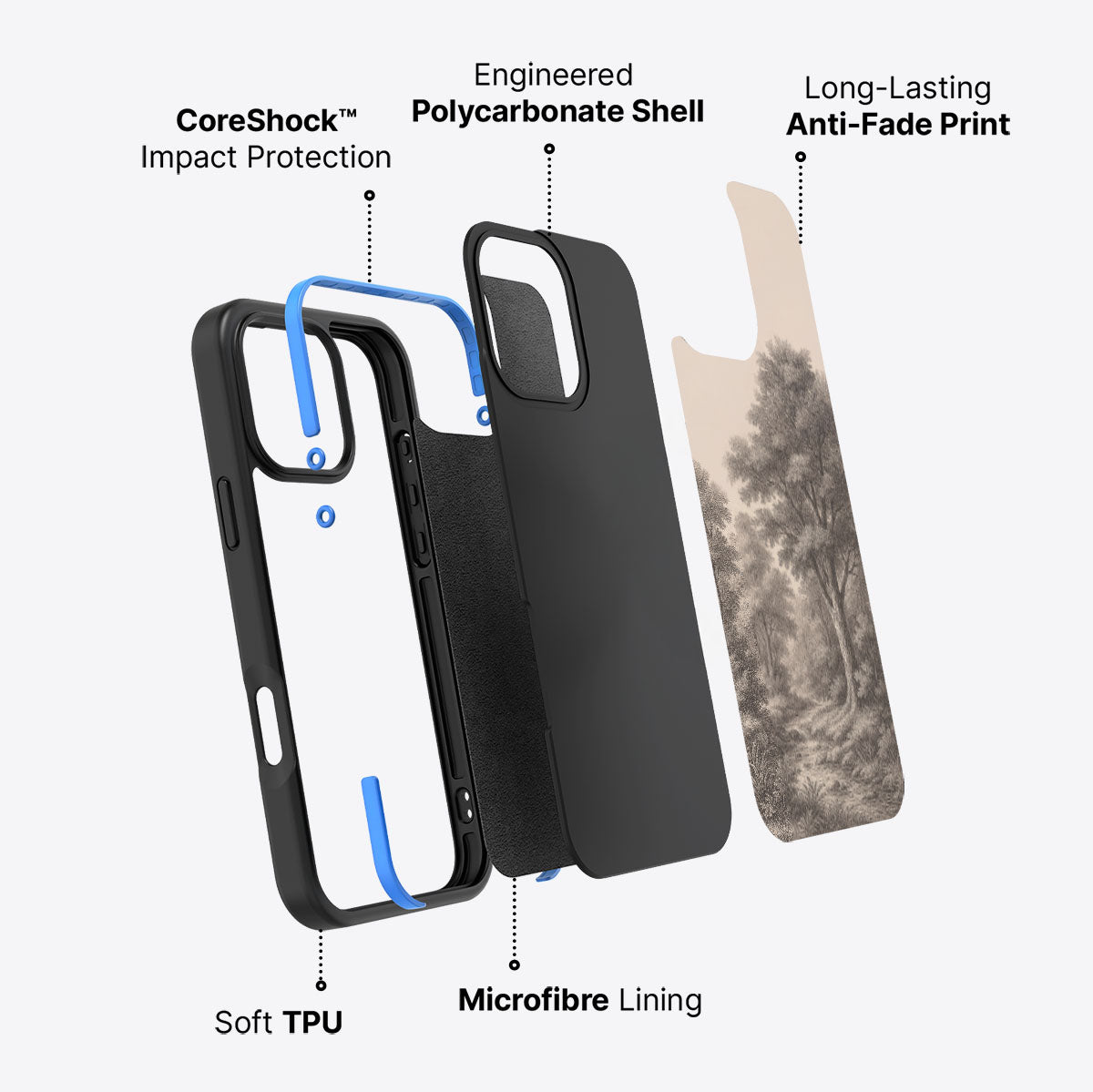 Woodland - iPhone 16 Pro Max Case #case type_core (non magsafe)