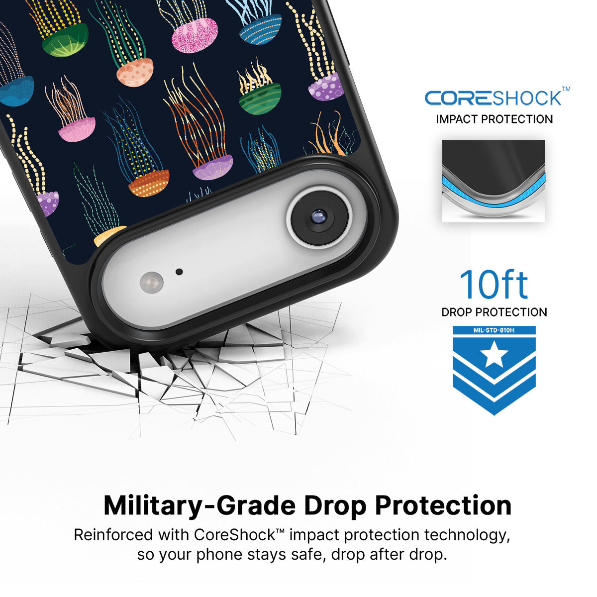 Jellyfish - iPhone 17 Air Case #case type_core (magsafe), #case type_core (non magsafe)