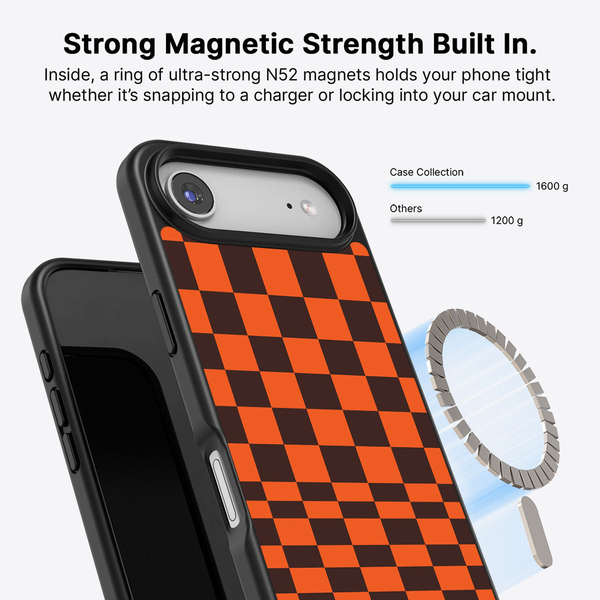 iPhone Air MagSafe case – Amber Pop design