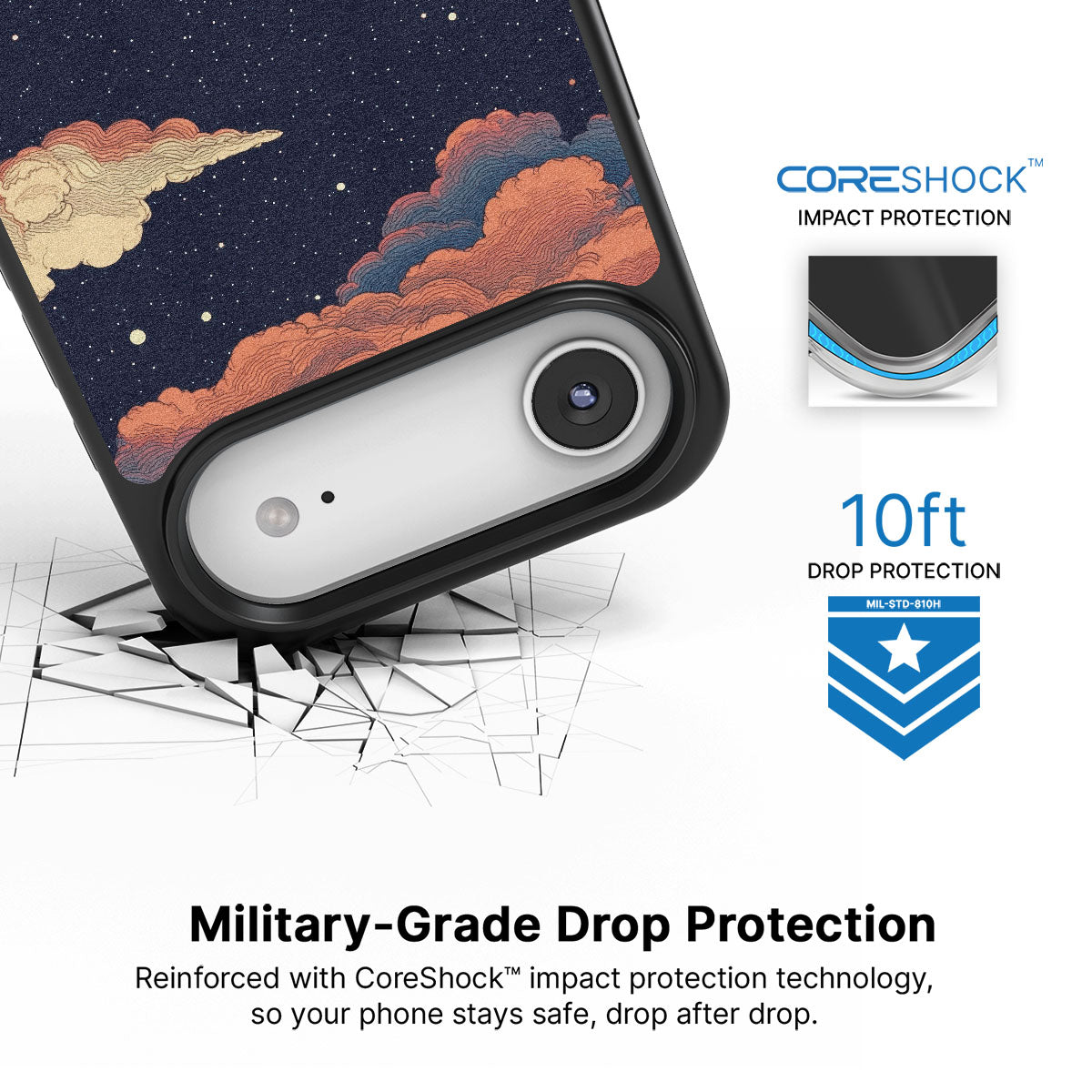 Blushed Moon - iPhone 17 Air Case #case type_core (magsafe), #case type_core (non magsafe)