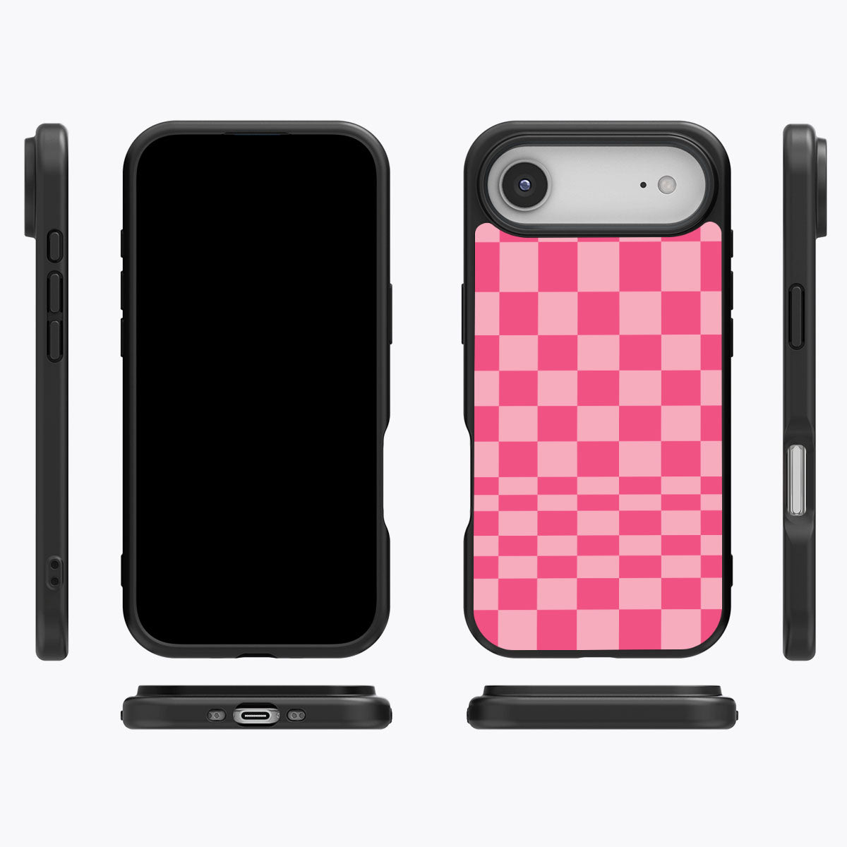Candy Check iPhone Air case cover – multi-angle view
