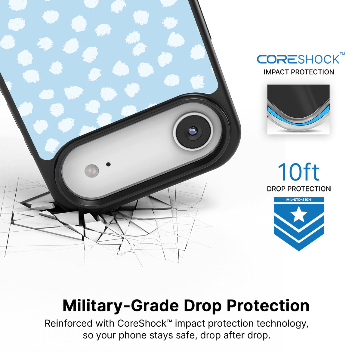 Cloud Dots - iPhone 17 Air Case #case type_core (magsafe), #case type_core (non magsafe)