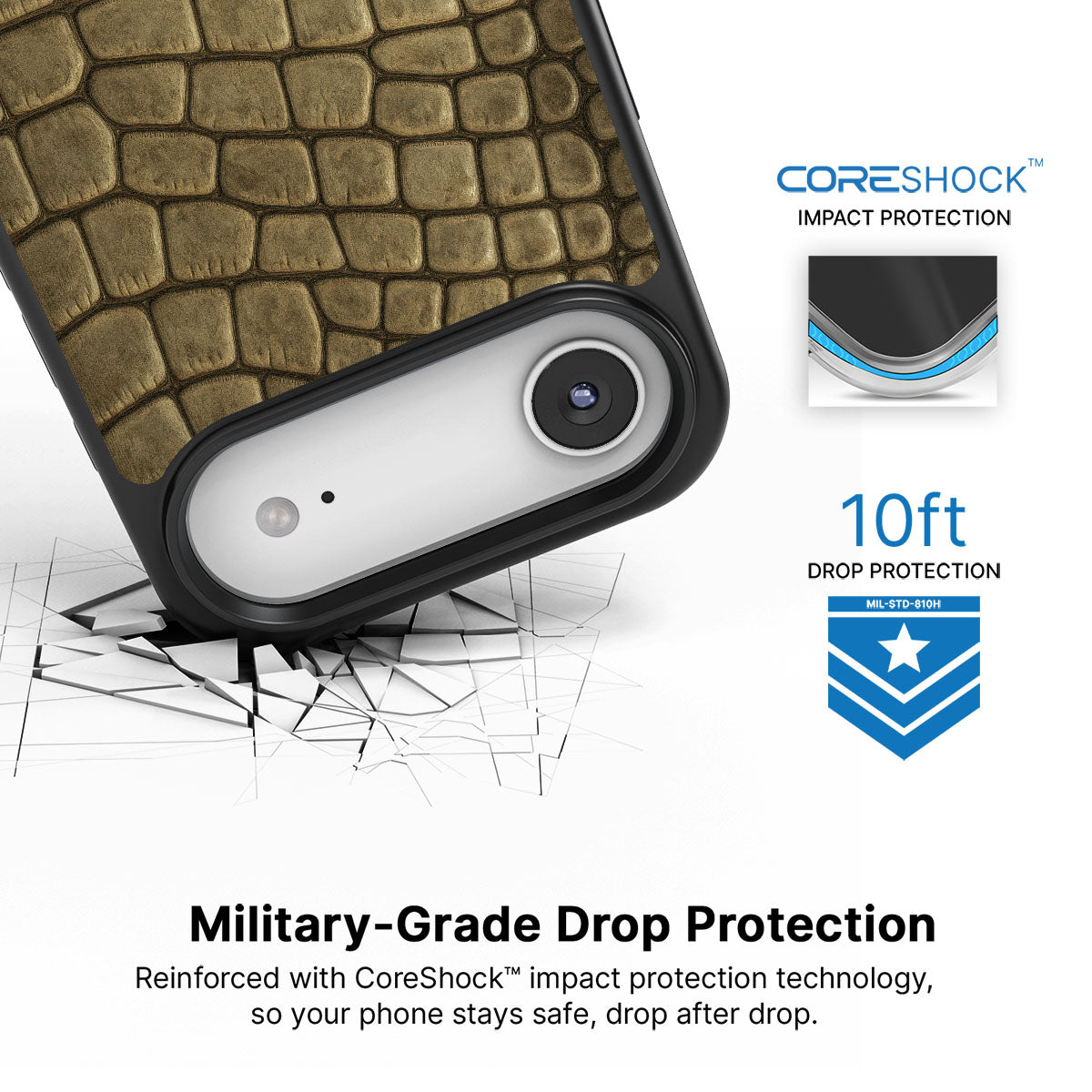 Croc Scales - iPhone 17 Air Case  #case type_core (magsafe), #case type_core (non magsafe)