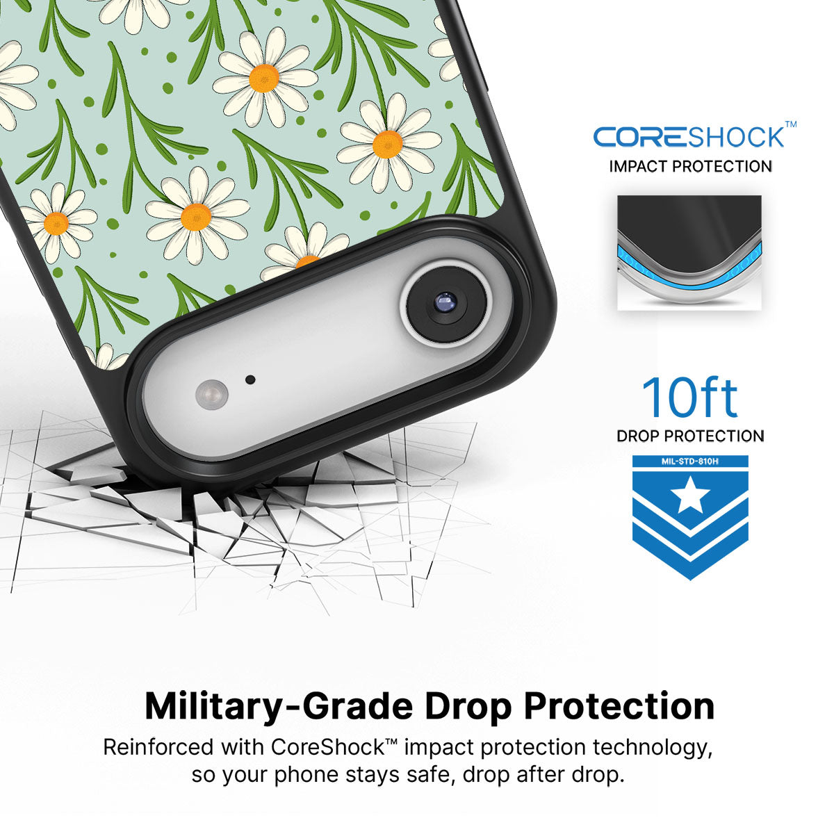 Daisy Flowers - iPhone 17 Air Case #case type_core (magsafe), #case type_core (non magsafe)