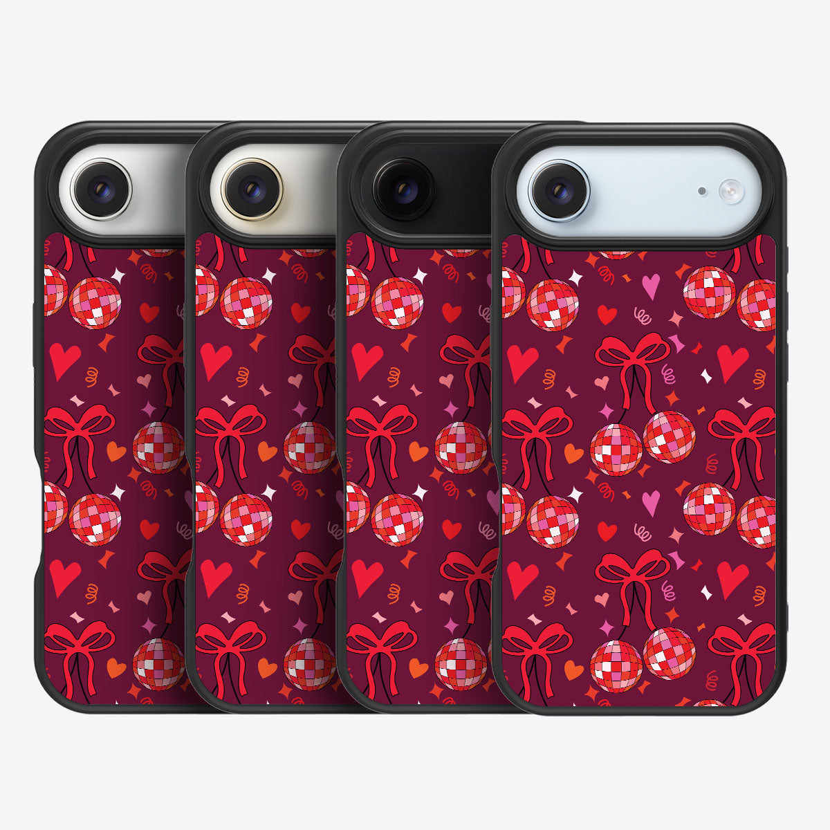 Disco Cherries - iPhone 17 Air Case #case type_core (magsafe), #case type_core (non magsafe)