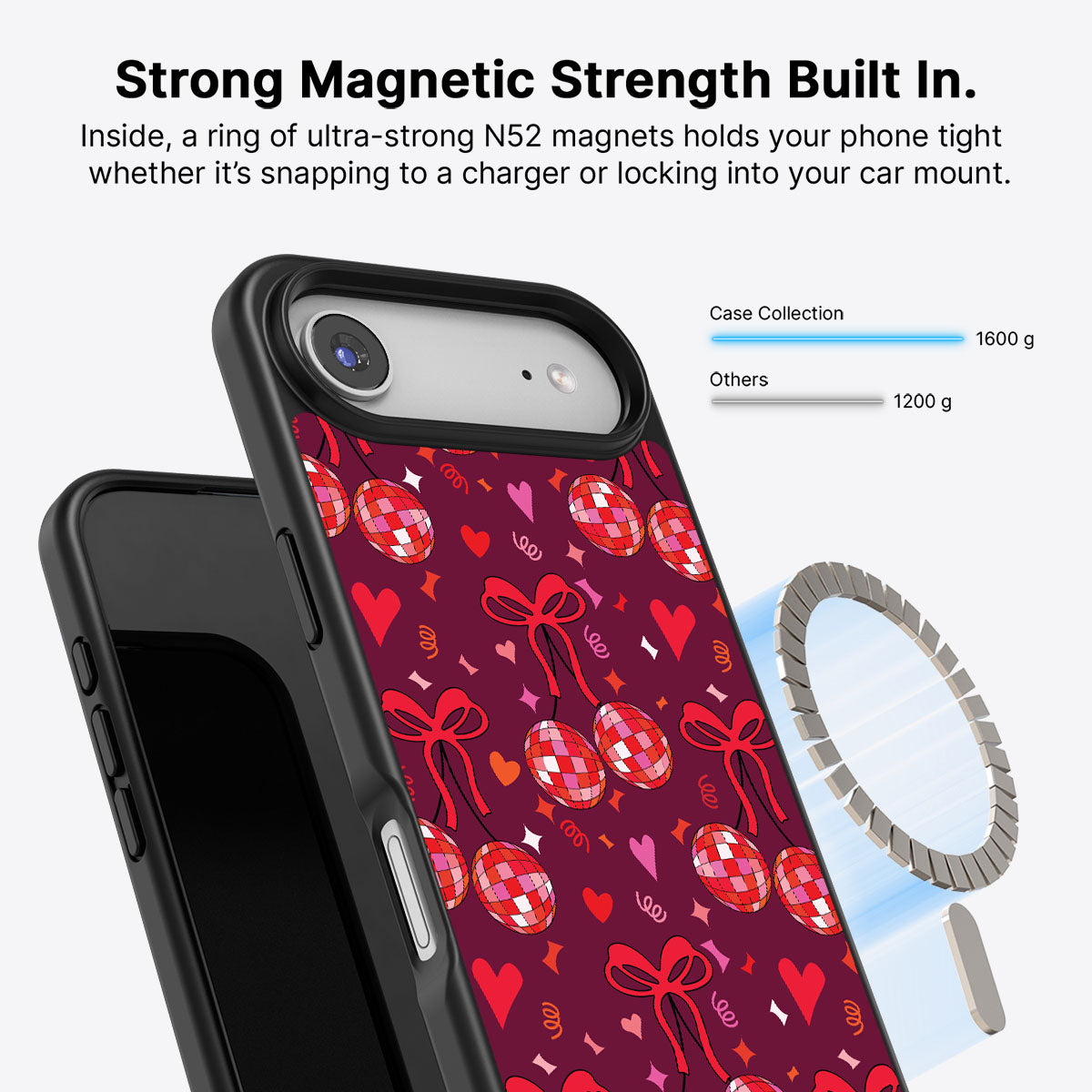 Disco Cherries - iPhone 17 Air Case #case type_core (magsafe)