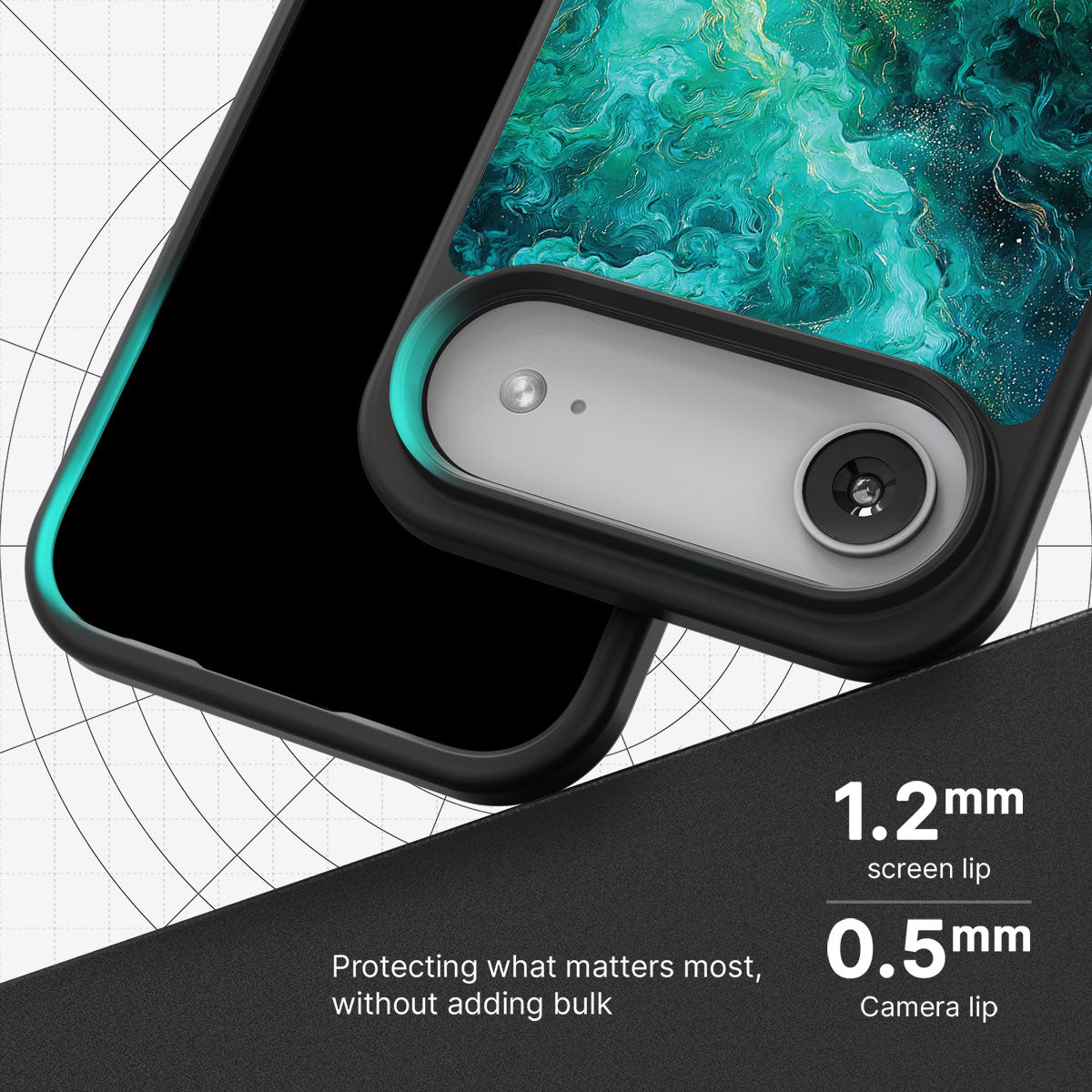Emerald Storm slim iPhone Air phone case