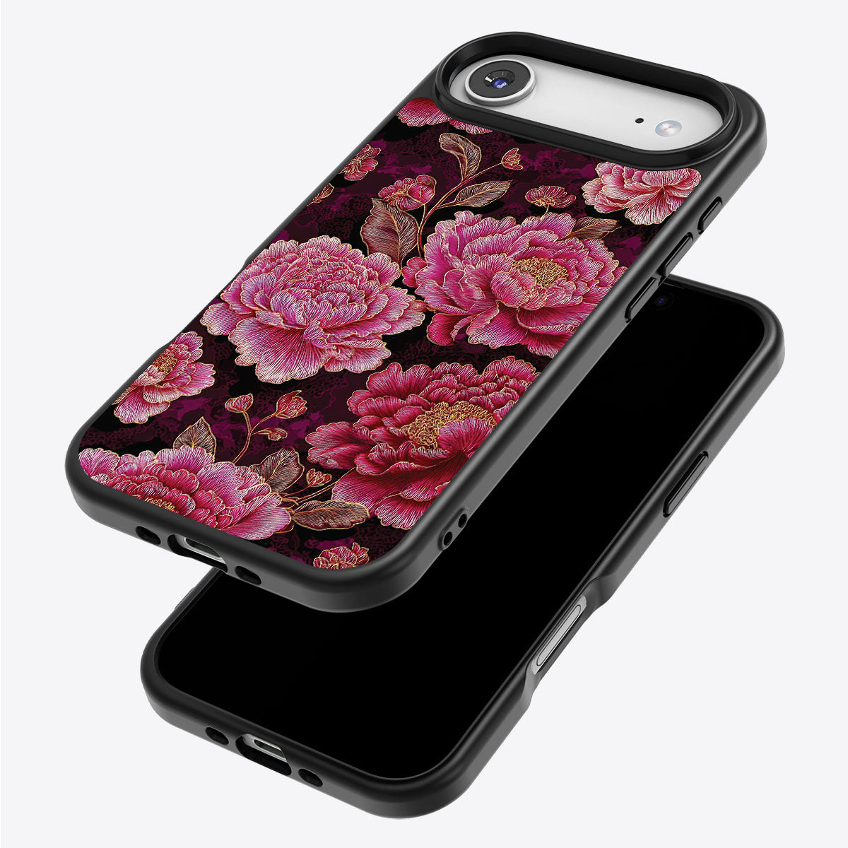 Floral Opulence iPhone Air case – back and side view