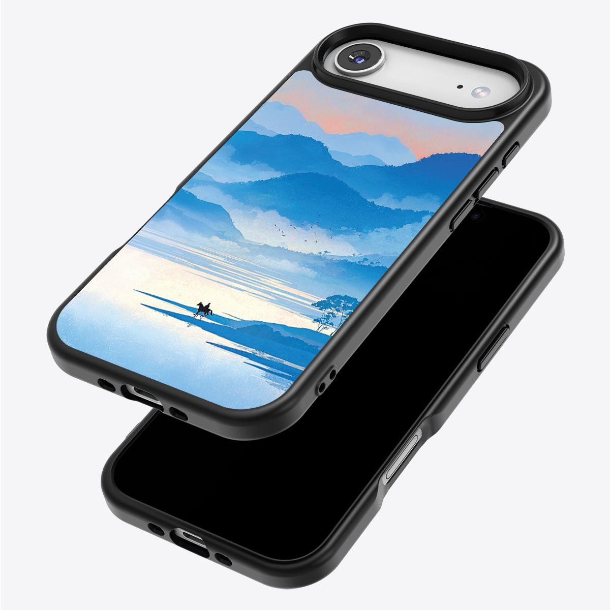 Globe Trotter iPhone Air case – back and side view