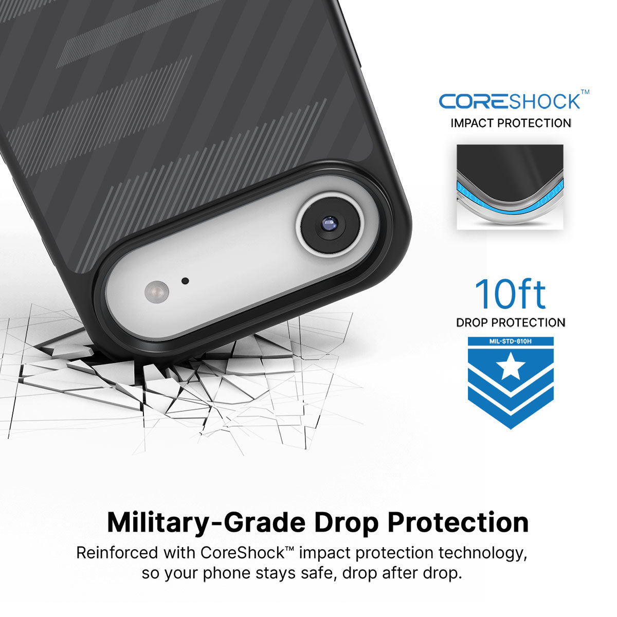 Gray Twill Play - iPhone 17 Air Case #case type_core (magsafe), #case type_core (non magsafe)