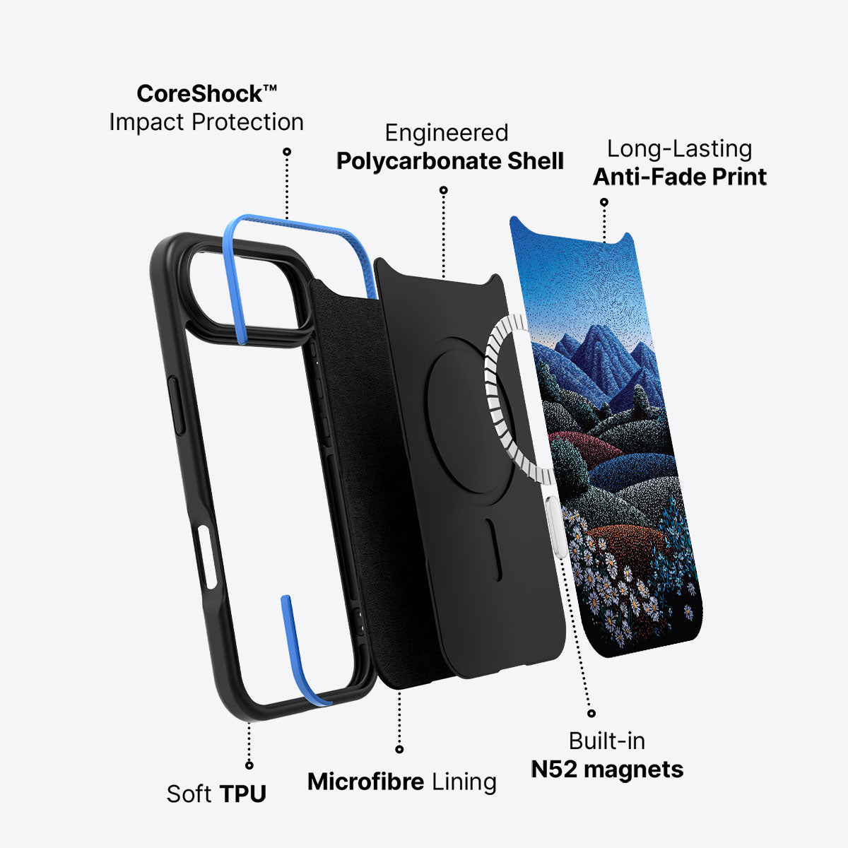 iPhone Air Case with MagSafe – Indigo Hills