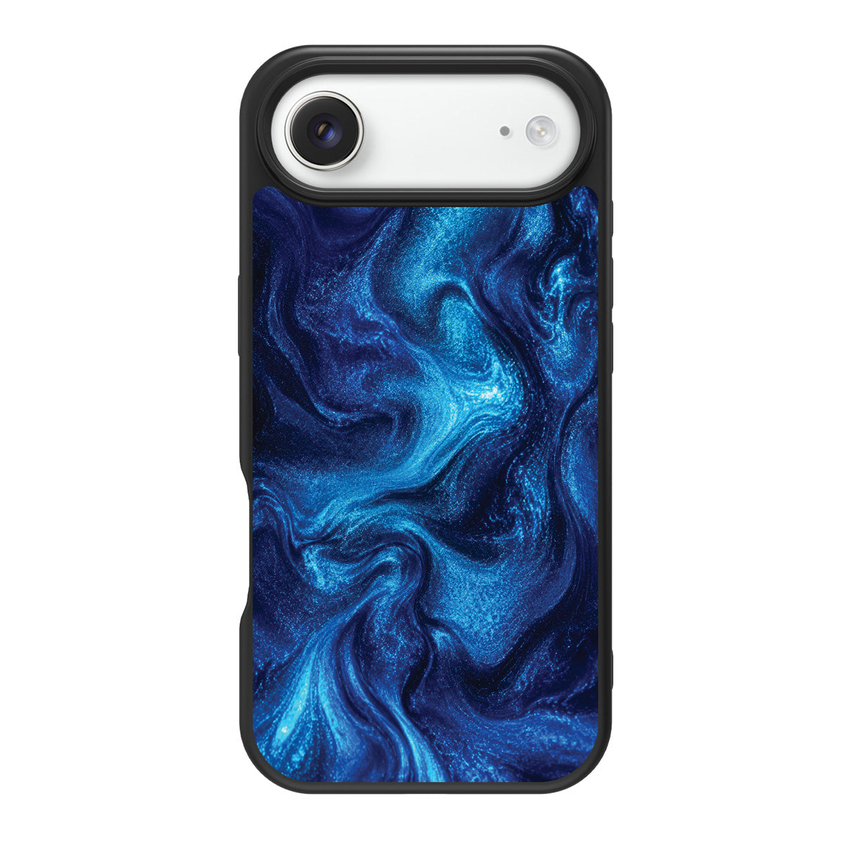 Blue Marble Designer iPhone Air Case – Indigo Impasto | MagSafe