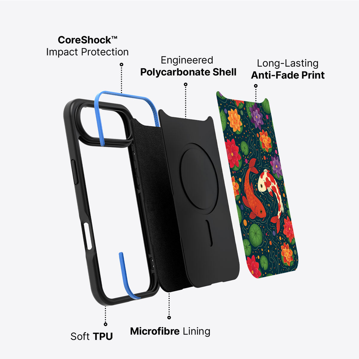 Koi Fish - iPhone 17 Air Case #case type_core (non magsafe)