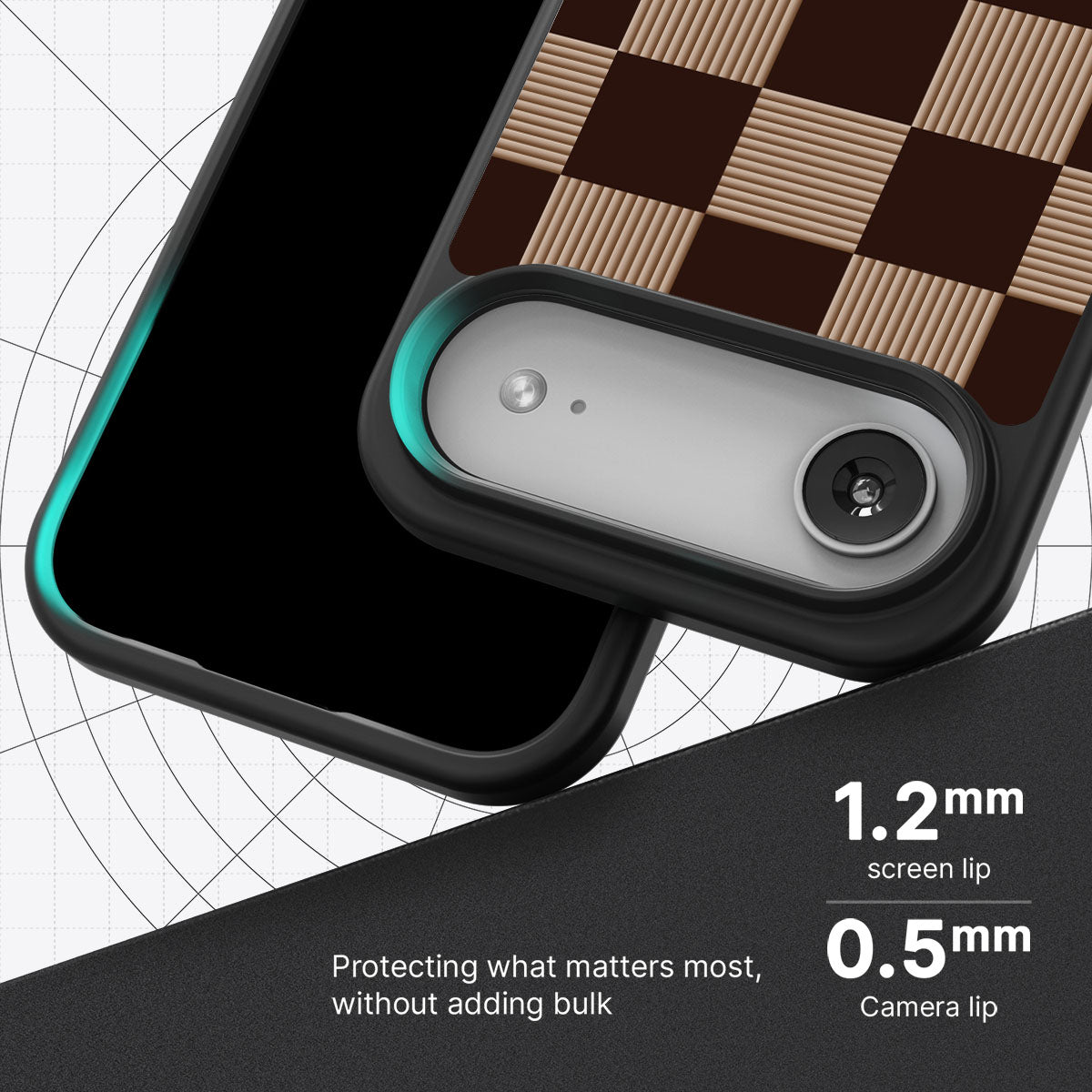 Latte Check - iPhone 17 Air Case  #case type_core (magsafe), #case type_core (non magsafe)