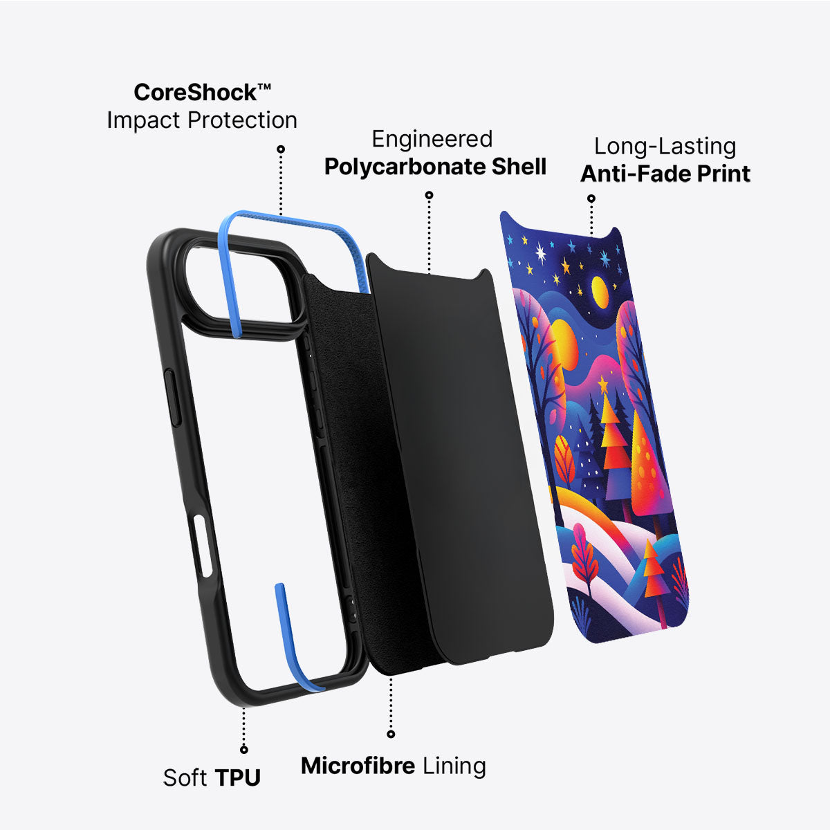 Luminous Joy - iPhone 17 Air Case #case type_core (non magsafe)